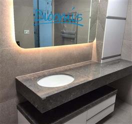 کابینت روشویی طبقه ای با صفحه کوارتز