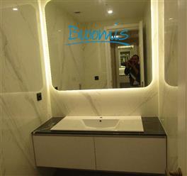 کابینت روشویی با صفحه کوارتز