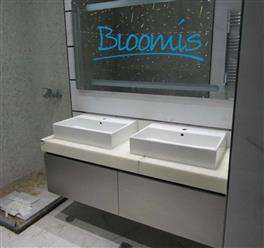 کابینت  روشویی با صفحه اونیکس